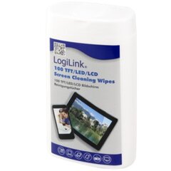 LogiLink Servetėlės TFT ir LCD ekranų valymui kaina ir informacija | Valikliai | pigu.lt