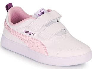 Sportiniai batai mergaitėms Puma, balti kaina ir informacija | Sportiniai batai vaikams | pigu.lt