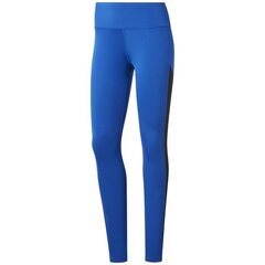 Женские леггинсы SWEATPANTS REEBOK LINEAR LOGO TIGHT EK1362, синие цена и информация | Спортивная одежда для женщин | pigu.lt