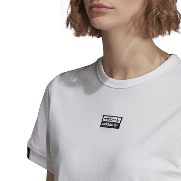 Marškinėliai moterims adidas originals w t shirt ed5844, balti kaina ir informacija | Marškinėliai moterims | pigu.lt