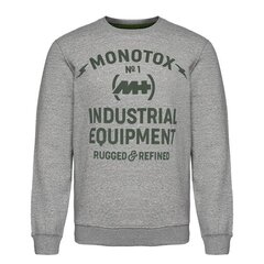 HOODIE MONOTOX INDUSTRIAL CN GREY MX21037 цена и информация | Мужские толстовки | pigu.lt