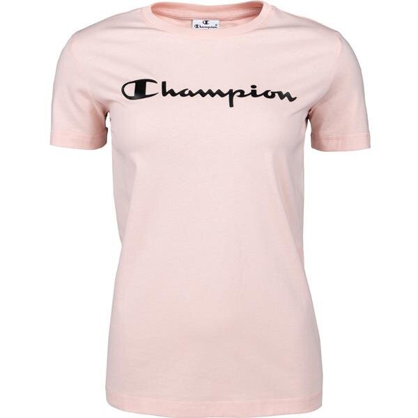 Marškinėliai moterims Champion, rožiniai цена и информация | Marškinėliai moterims | pigu.lt
