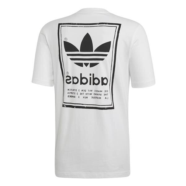 Marškinėliai vyrams Adidas Originals ED6916, balti kaina ir informacija | Vyriški marškinėliai | pigu.lt