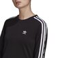 Džemperis moterims Adidas Originals 3str Longsleeve GN2911, juodas kaina ir informacija | Džemperiai moterims | pigu.lt