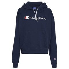 Džemperis moterims Champion Legacy Hooded Sweatshirt 112638BS538, mėlynas kaina ir informacija | Džemperiai moterims | pigu.lt