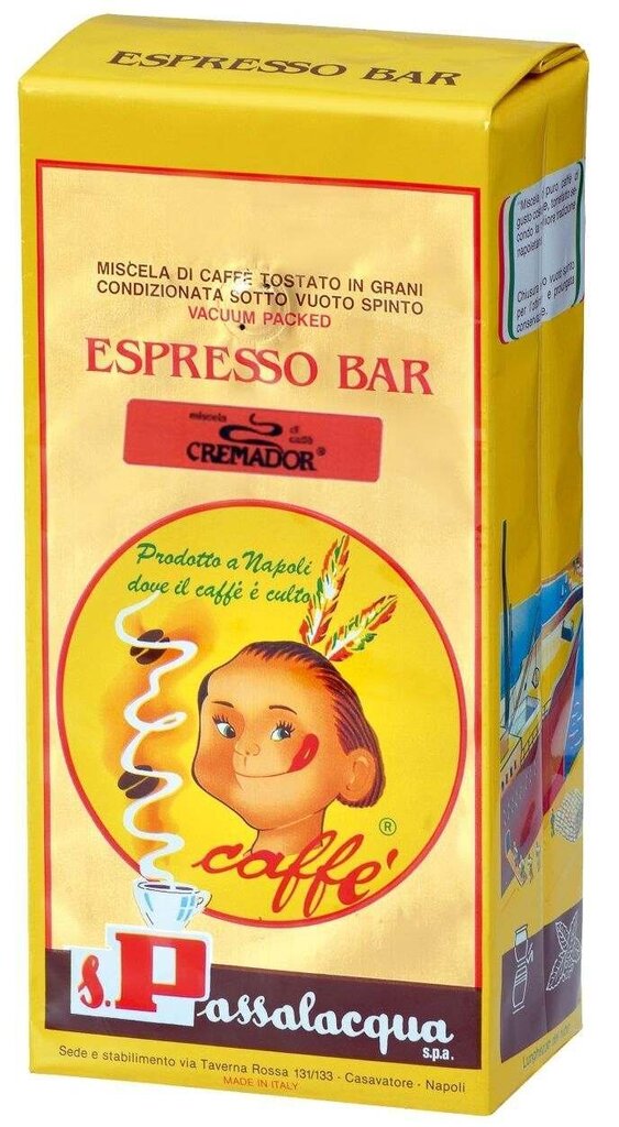 Kavos pupelės Passalacqua Cremador, 1 kg kaina ir informacija | Kava, kakava | pigu.lt