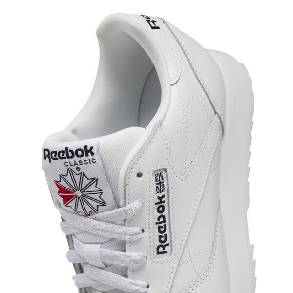 Sportiniai batai moterims Reebok cl lthr ripple, balti kaina ir informacija | Sportiniai bateliai, kedai moterims | pigu.lt