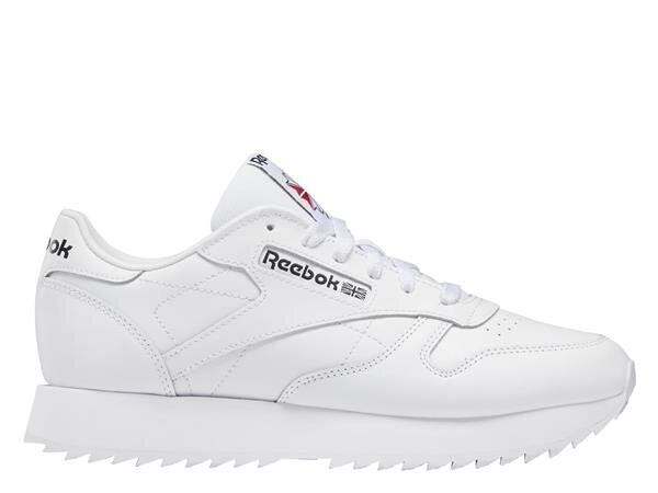 Sportiniai batai moterims Reebok cl lthr ripple, balti kaina ir informacija | Sportiniai bateliai, kedai moterims | pigu.lt