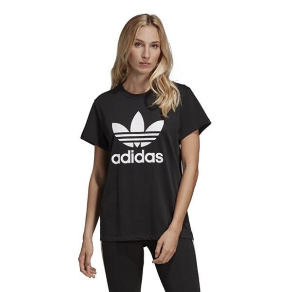 Marškinėliai moterims Adidas Originals, juodi kaina ir informacija | Marškinėliai moterims | pigu.lt