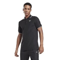 Marškinėliai vyrams Reebok FP9173, juodi kaina ir informacija | Vyriški marškinėliai | pigu.lt