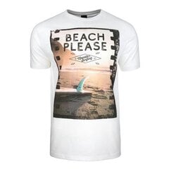 Marškinėliai vyrams Monotox BEACH20, balti kaina ir informacija | Vyriški marškinėliai | pigu.lt