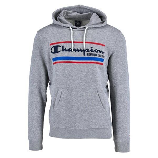 Džemperis moterims Champion Legacy Hooded Sweatshirt 214297EM006, pilkas kaina ir informacija | Džemperiai moterims | pigu.lt