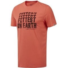 Marškinėliai vyrams Reebok EC1485, oranžiniai kaina ir informacija | Vyriški marškinėliai | pigu.lt