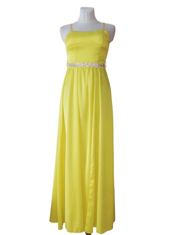 Suknelė moterims Lamiar, geltona kaina ir informacija | Suknelės | pigu.lt