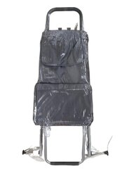 Airtex 037 kelioninis vežimėlis, 52 L, pilkos spalvos цена и информация | Чемоданы, дорожные сумки  | pigu.lt