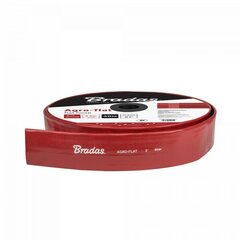 Плоский шланг для воды Bradas AGRO-FLAT PVC, W.P.8 / B.P.24 Bar, 1 1/2"- 30m, Red цена и информация | Оборудование для полива | pigu.lt