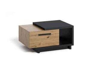 Кофейный столик BSL Concept Ines, 90x60x40 см, черный/коричневый цвет цена и информация | Журнальные столики | pigu.lt