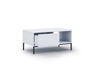 Журнальный столик BSL Concept Query, 100x60x47 см, белый цена и информация | Журнальные столы | pigu.lt