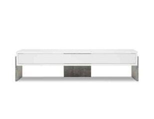 ТВ столик BSL Concept Zhuri, 120x35x30 см, белый цвет цена и информация |  Тумбы под телевизор | pigu.lt