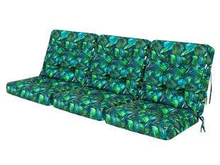3-jų pagalvių komplektas Hobbygarden Venus 3D 180 cm, žalias kaina ir informacija | Pagalvės, užvalkalai, apsaugos | pigu.lt