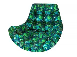 Подушка для подвесного кресла-качалки Hobbygarden George 3D, зеленая цена и информация | Подушки, наволочки, чехлы | pigu.lt