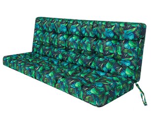 Подушка для качелей Hobbygarden Pola 3D 180 см, зеленая цена и информация | Подушки, наволочки, чехлы | pigu.lt