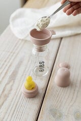 BIBS stiklinis maitinimo buteliukas 110 ml (Blush) 0+ mėn kaina ir informacija | Buteliukai kūdikiams ir jų priedai | pigu.lt