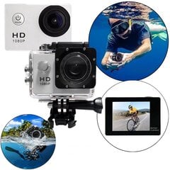 Экшн-камера с водонепроницаемой броней, Серебристого цвета цена и информация | Экшн-камеры | pigu.lt