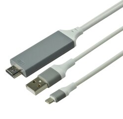 Adapteris Lightning HDMI FHD USB kabelis iPhone iPad kaina ir informacija | Adapteriai, USB šakotuvai | pigu.lt