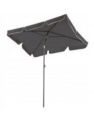 Зонт складной балконный прямоугольный 200x130 см, серый цена и информация | Зонты, маркизы, стойки | pigu.lt