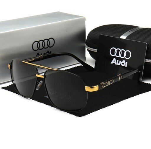 Poliarizuoti akiniai nuo saulės vyrams su Audi logotipu kaina ir informacija | Akiniai nuo saulės vyrams | pigu.lt