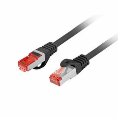 Жесткий сетевой кабель UTP кат. 6 Lanberg PCF6-10CU-0025-BK цена и информация | Кабели и провода | pigu.lt