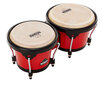 NINO Percussion 17R-BK bongo (Red) kaina ir informacija | Perkusija | pigu.lt