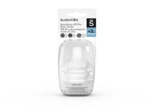 Пустышка Suavinex SX Pro, от 3 месяцев, 2 шт., средний поток цена и информация | Бутылочки и аксессуары | pigu.lt