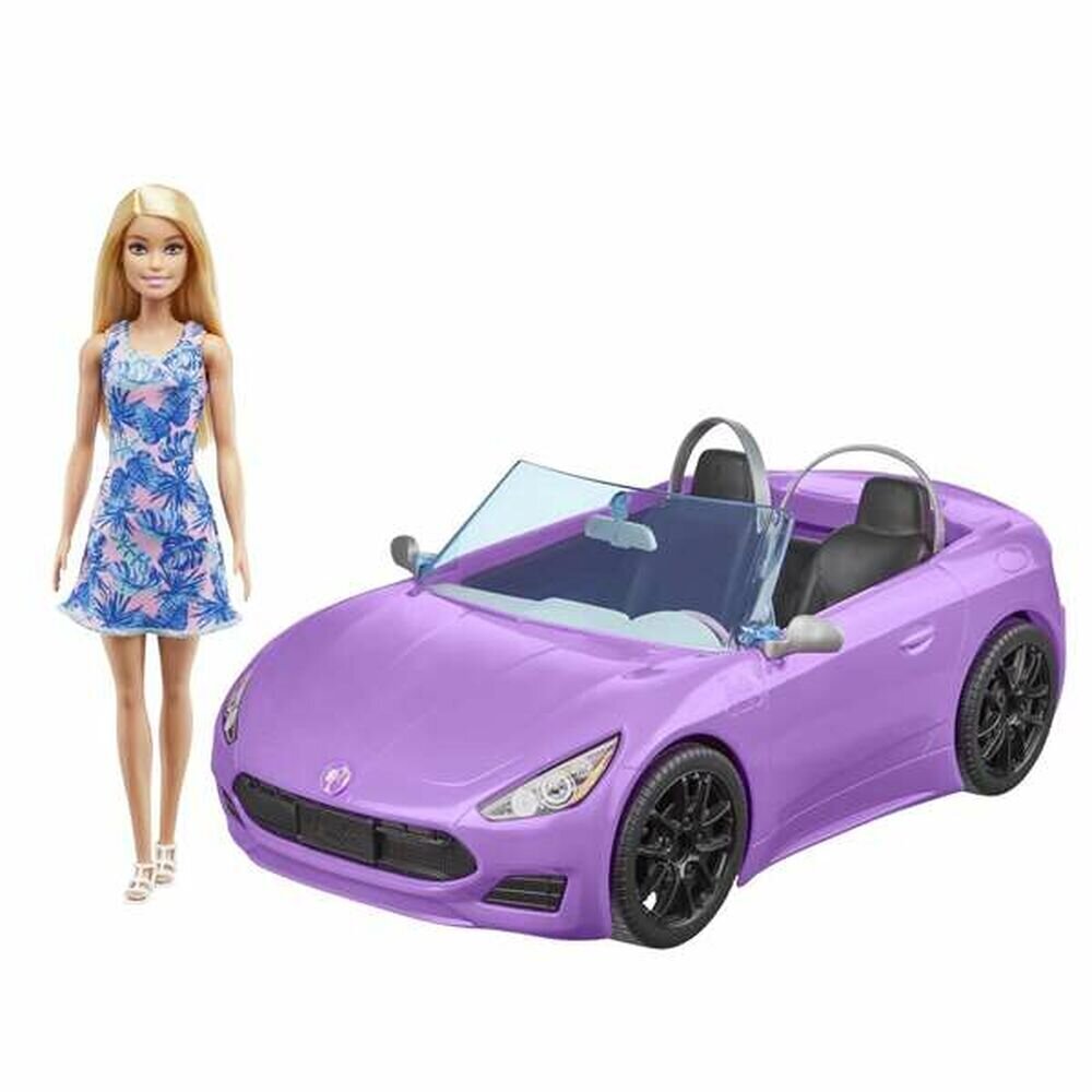 Lėlė Barbie And Her Purple Convertible цена и информация | Žaislai mergaitėms | pigu.lt