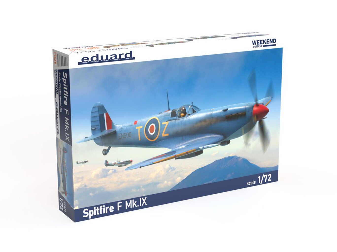 Surenkamas modelis Eduard Spitfire F Mk.IX Weekend Edition, 1/72, 7460 kaina ir informacija | Konstruktoriai ir kaladėlės | pigu.lt