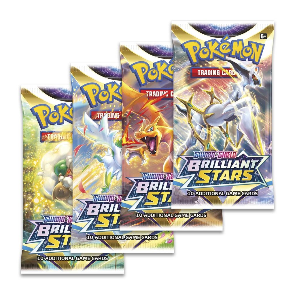 Pokemon TCG - Sword & Shield 9 Brilliant Stars Build & Battle Stadium Box.  цена | pigu.lt