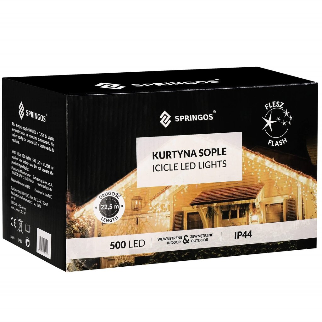 Led girlianda 500 kaina ir informacija | Girliandos | pigu.lt