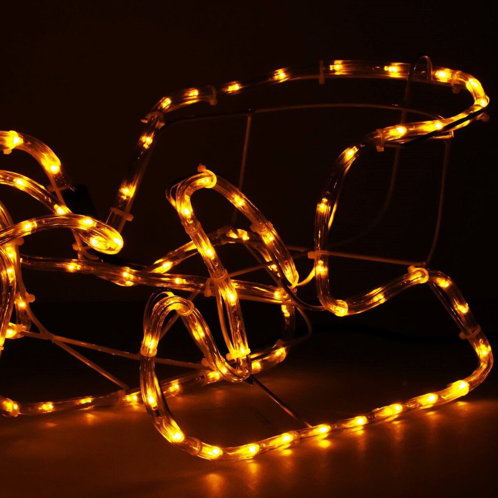 LED dekoracija Elnias su Rogėmis kaina ir informacija | Girliandos | pigu.lt
