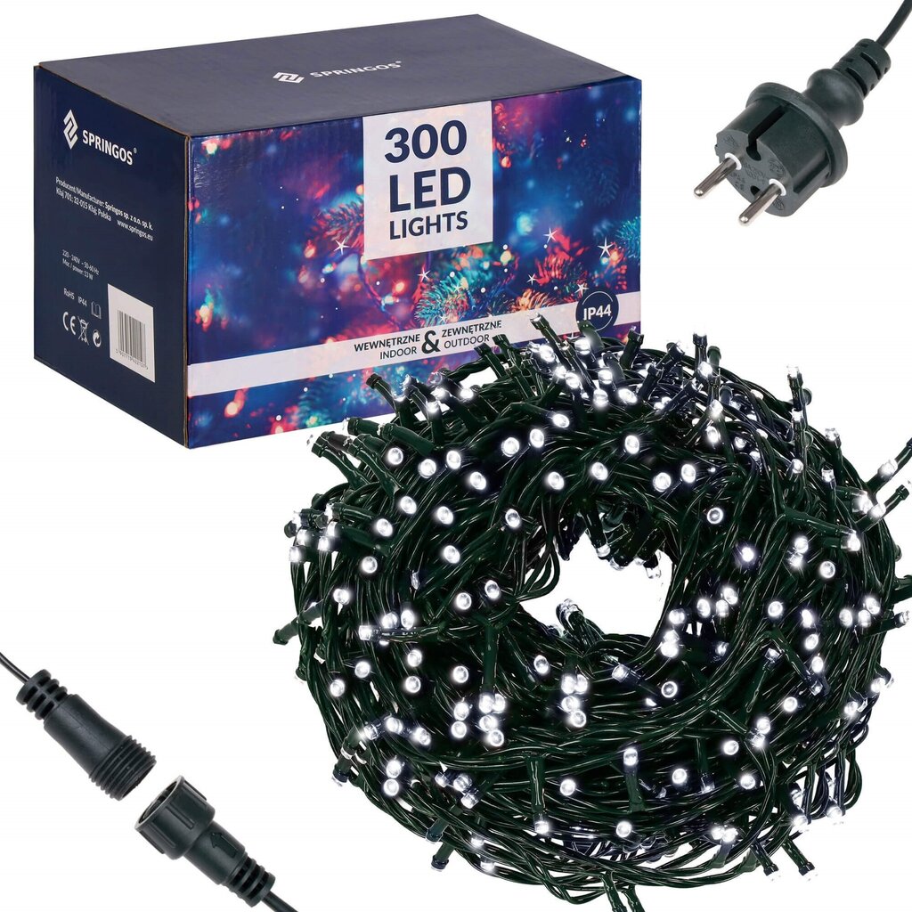 Led girlianda 300 kaina ir informacija | Girliandos | pigu.lt