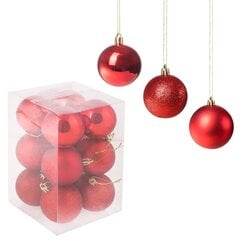 Рождественские шары CA0001, 6 см, 12 шт. цена и информация | Праздничные декорации | pigu.lt