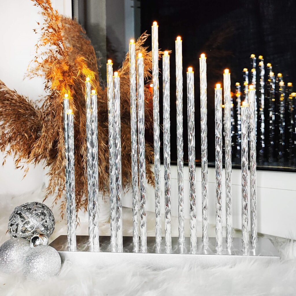 Dekoratyvinė led žvakidė kaina ir informacija | Kalėdinės dekoracijos | pigu.lt