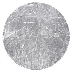 Современный круглый ковёр Mefe 2783, Мрамор, серый  цена и информация | Ковры | pigu.lt
