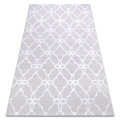 Современный ковёр Mefe 8504, серый / белый цена и информация | Ковры | pigu.lt