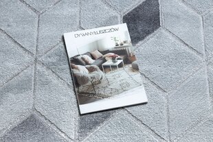 Современный ковер Mefe геометрический 3D серый цена и информация | Ковры | pigu.lt