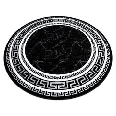 ковер GLOSS круг современный 2813 87 стильный, Рамка, греческий черный цена и информация | Ковры | pigu.lt