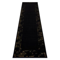 Современная ковровая дорожка Gloss 408C 86, чёрная цена и информация | Ковры | pigu.lt