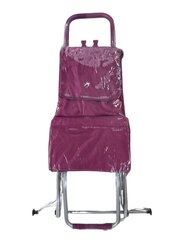 Airtex 037 kelioninis vežimėlis, 52 L, violetinės spalvos цена и информация | Чемоданы, дорожные сумки | pigu.lt