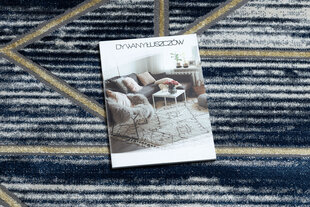 Современный ковёр De Luxe 462, тёмно-синий / жёлтый цена и информация | Ковры | pigu.lt