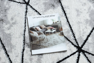 Современный ковёр Cozy Polygons, серый цена и информация | Ковры | pigu.lt